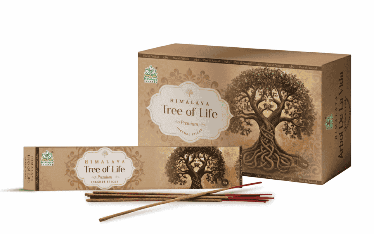 Bâton d'encens Premium Arbre de Vie de l'Himalaya - 15 g